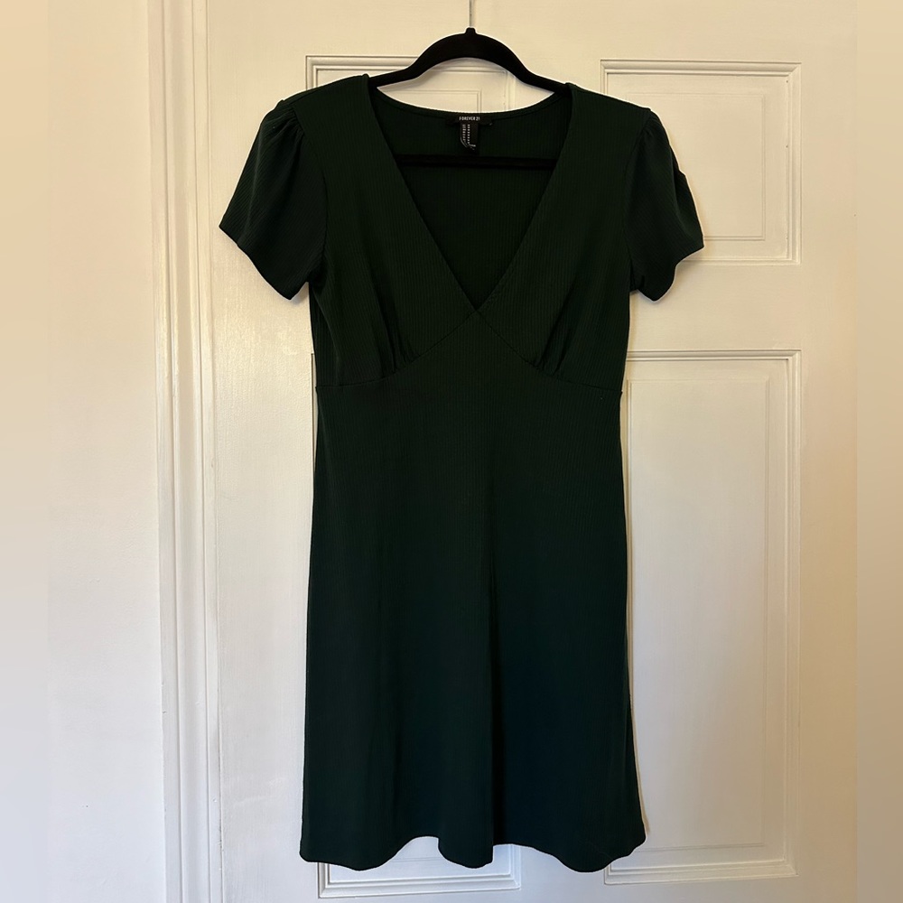 Dark green dress